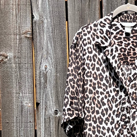 H&M leopard print top size medium - Picture 6 of 16